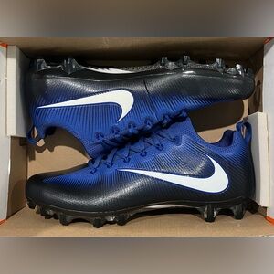 Mens Nike Vapor Untouchable Pro PF Football Cleats Blue Black 839924-014